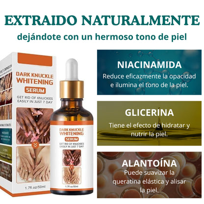 Sérum Despigmentante | Unifica el tono de la piel de forma Natural | Dark Knuckle Whitening ®